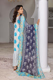 3-Pc Charizma Lawn Printed Suit with Embroidered Dupatta PEC22-57-S