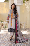 3-Pc Unstitched Embroidered Lawn Suit With Chiffon Dupatta CCS22-45
