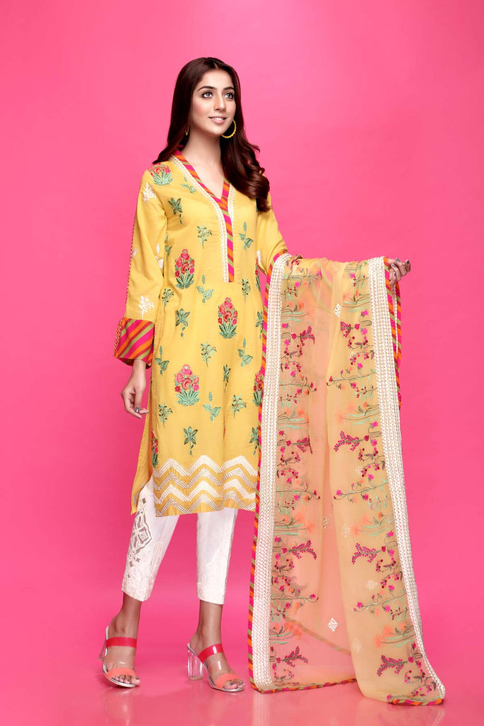 1-Pc Embroidered Lawn Shirt CNP22-16-S