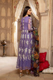 3-Pc Embroidered Long Maxi With Organza Dupatta and Raw Silk Trouser CMA22-50